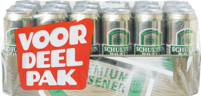 Schultenbrau 18 halve liters Voordeelpak Schultenbrau 18 halve liters Voordeelpak